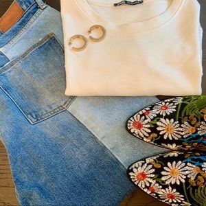 BDG, Urban Outfiiters split seam cutoff jeans